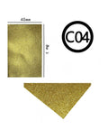 Gomma eva glitter 60×40 2mm Oro