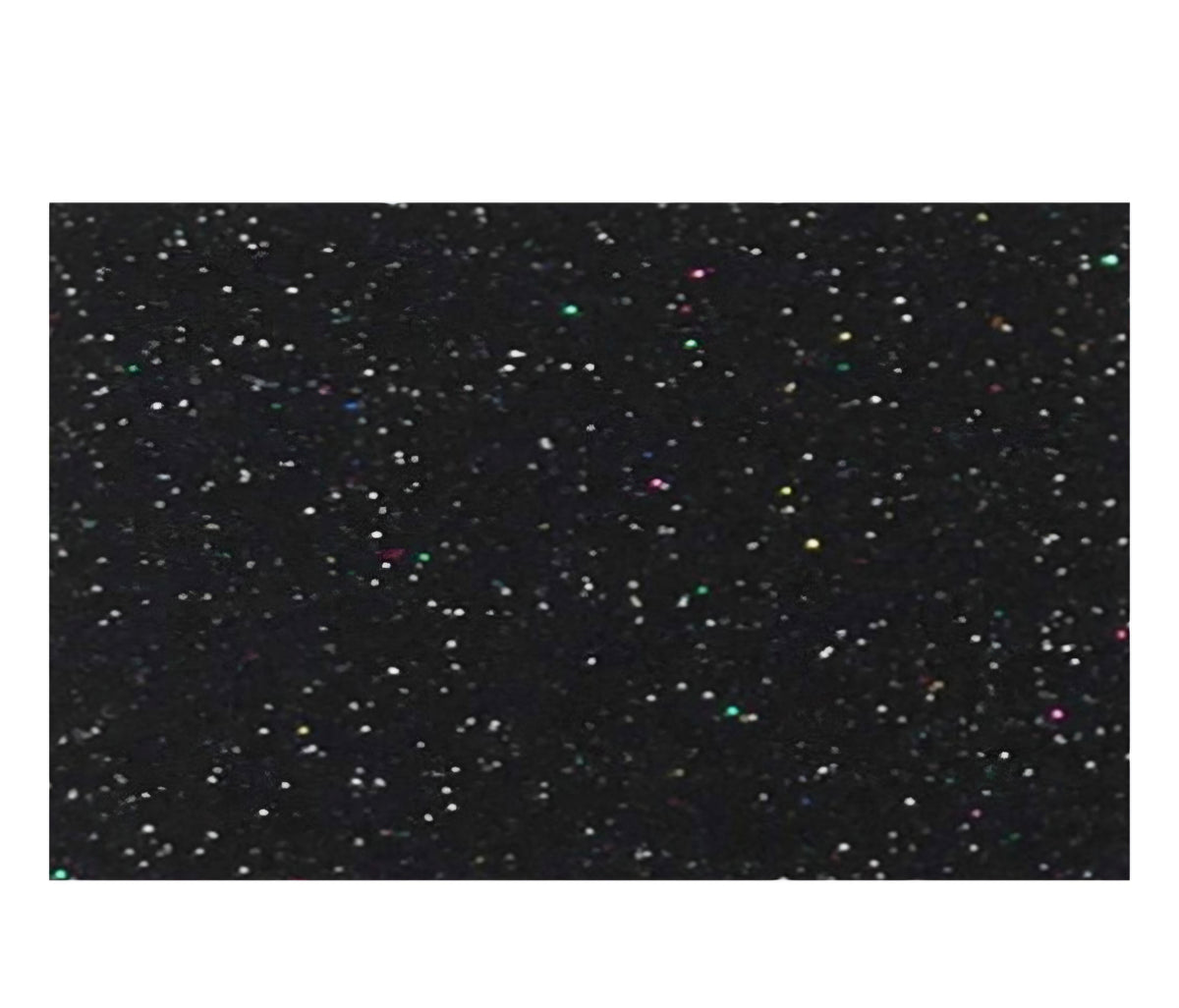 Gomma eva glitter 60×40 2mm nero 8537-12