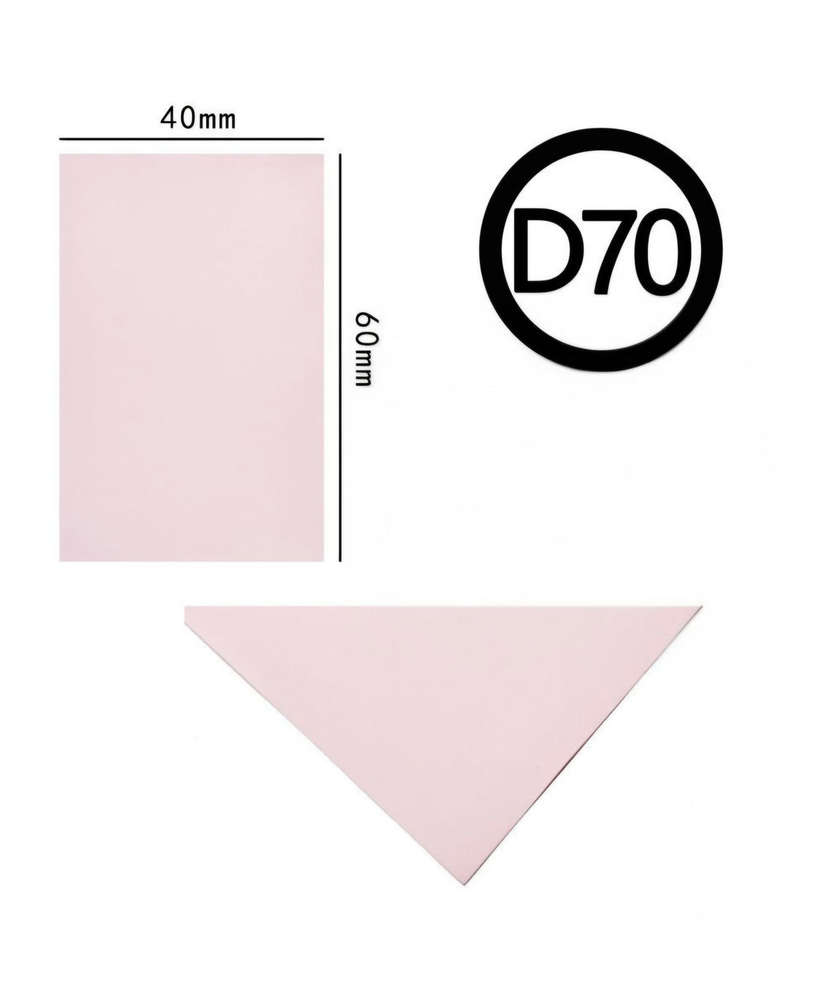 Gomma eva 60×40 2mm Rosa baby