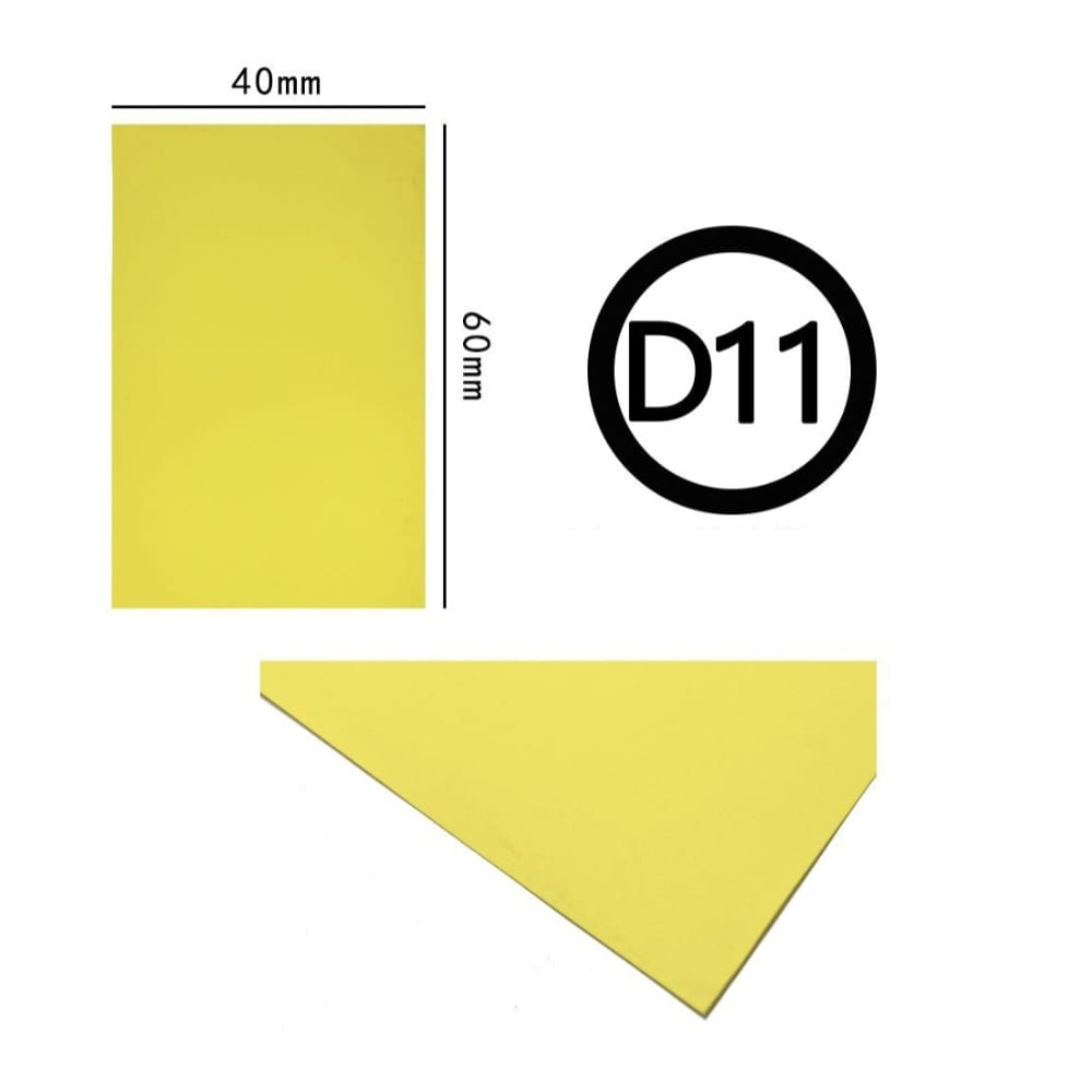 Gomma eva 60×40 2mm Giallo