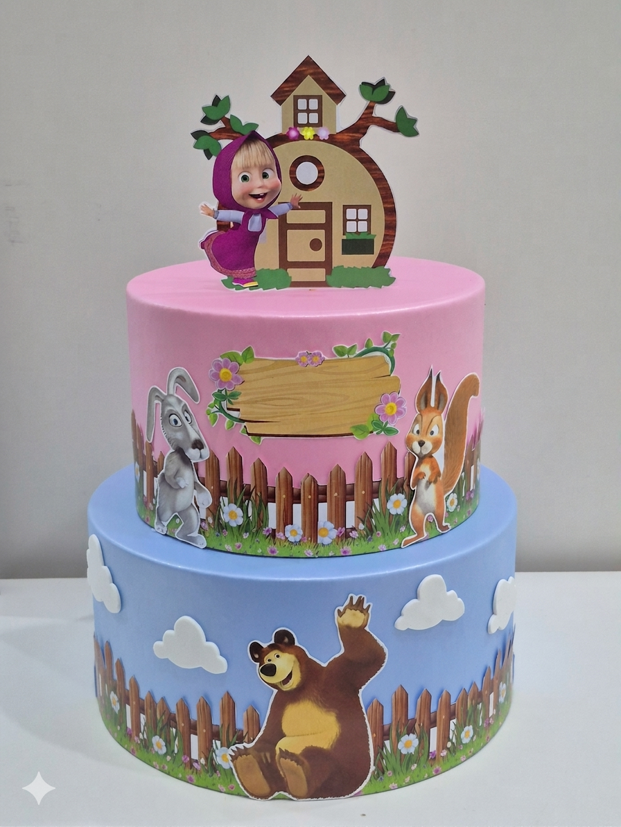 Torta Masha e Orso