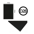 Gomma eva 60×40 2mm Nero