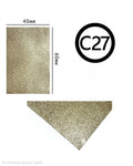 Gomma eva glitter 60×40 2mm Champagne